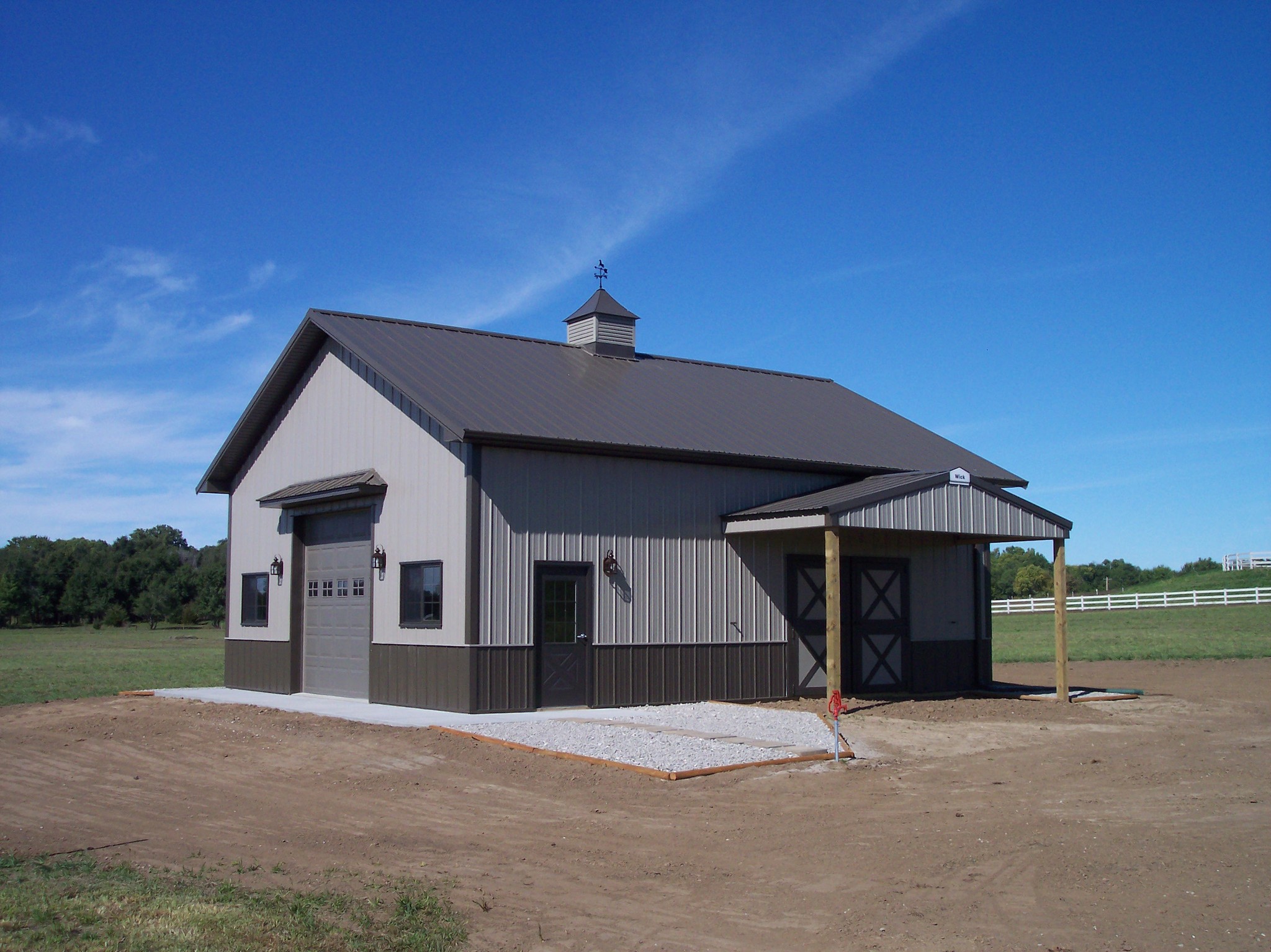 Post Frame Suburban Garage